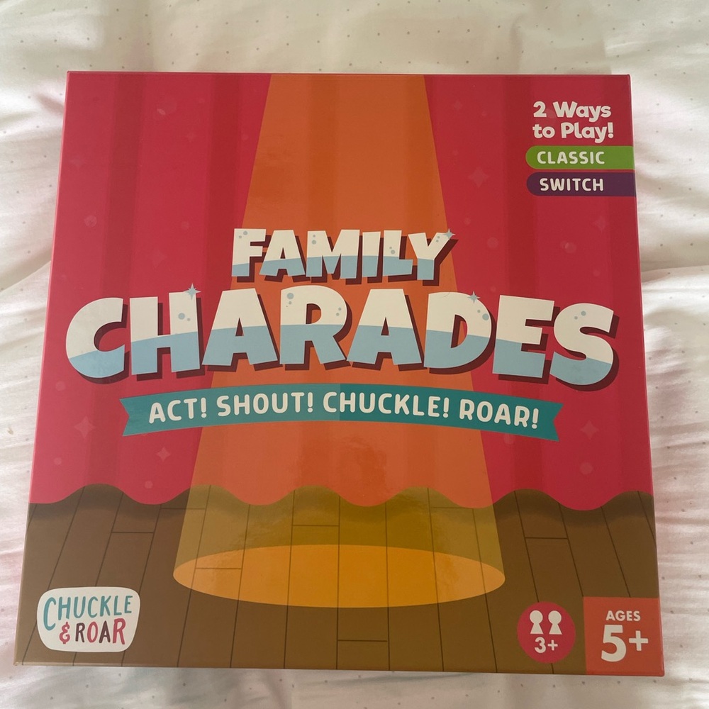 Family Charades Game - Red